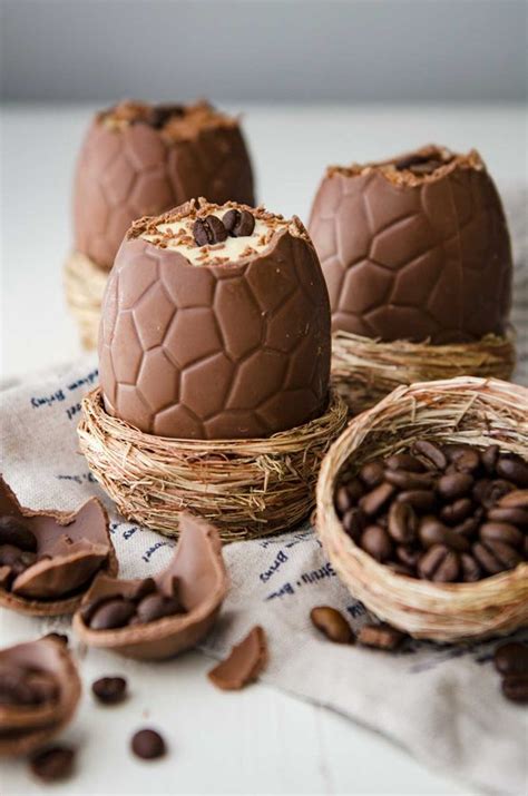 Desserts, breads, drinks, and more can be made with your leftover egg whites. Tiramisù Filled Easter Eggs | Easter dessert, Easter ...