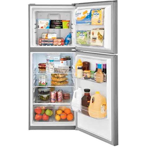 Frigidaire 101 Cu Ft Top Freezer Apartment Size Refrigerator In