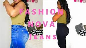 How To Find The Right Size In Fashion Nova Jeans Youtube