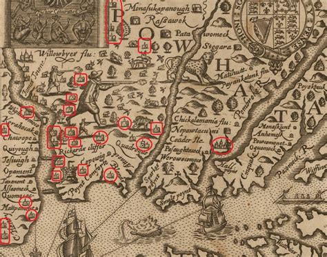 Colony Of Virginia Vs 1636 Map Kds Stolen History Blog