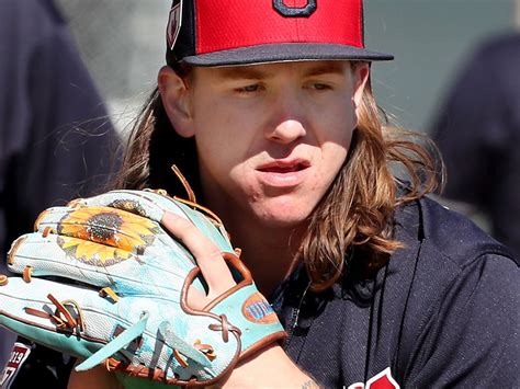 Cleveland Indians pitcher Mike Clevinger plays catch for first time ...