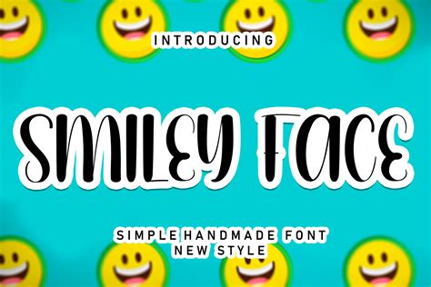 Smiley Face Font By Strongkeng Old Creative Fabrica