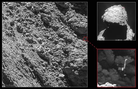 Apod 2016 September 12 Philae Lander Found On Comet 67p