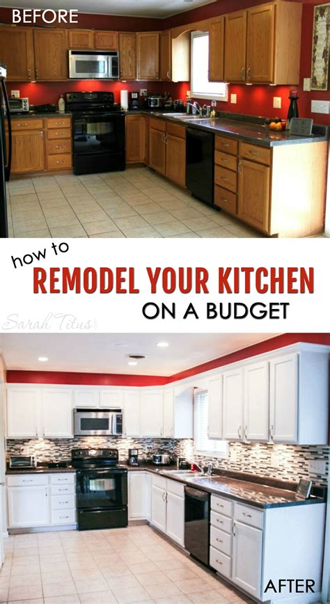 How To Remodel Your Kitchen On A Budget Sarah Titus