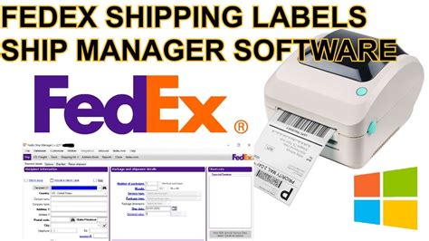 Use the corrugated box as the exterior container How to Print Shipping Labels from FedEx Ship Manager ...