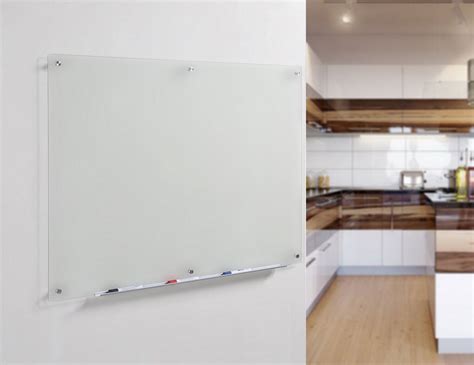 Audio Visual Direct Frosted Glass Dry Erase Board Set 3 X 2 Includes Hardware And Marker