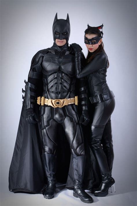 Batman Cosplay Catwoman Cosplay Batman Cosplay Batman And Catwoman Comic Con Costumes