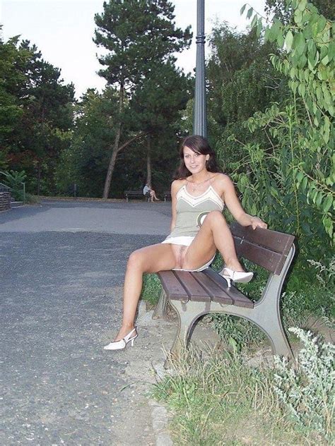 Horny Wives Without Panties Outdoor