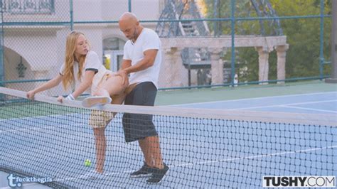 Aubrey Star And Christian Clay Tennis Student Gets Anal Lesson Tushy