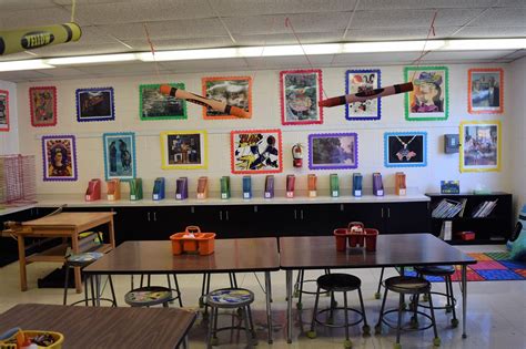 Inspiring Art Rooms Walls Can Teach The Arty Teacher Art Room