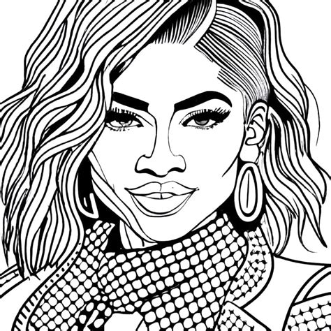 Free Drawing Of Zendaya Coloring Page Download Print Or Color Online