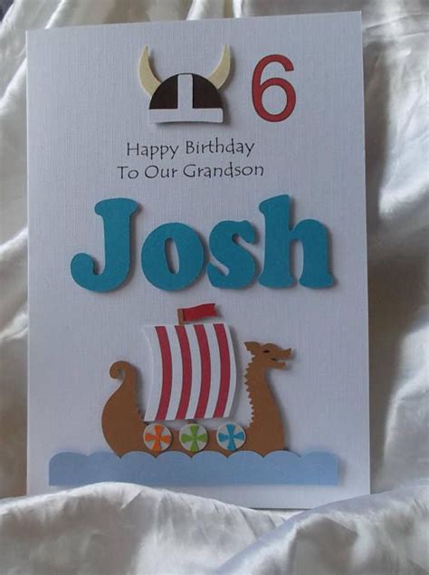 Personalised 1st Any Ageno Age Viking Birthday Card With Birthday