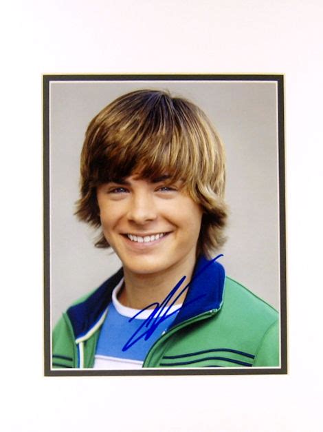 Zac Efron Autograph Signed Photo High School Musical