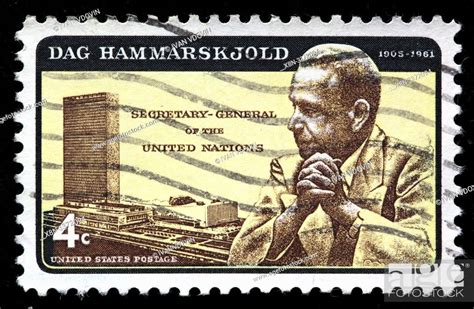 Dag Hammarskjold 1905 1961 Swedish Economist Diplomat Secretary General Of The United
