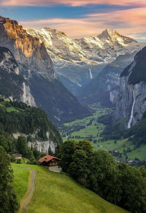 Lauterbrunnen Is Situated In One Of The Most Impressive Trough Valleys