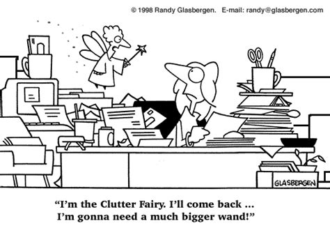Clutter Fairy Archives Glasbergen Cartoon Service