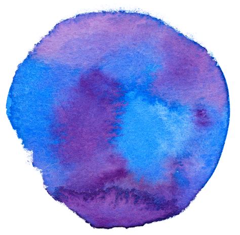 Download I Love Watercolors Watercolor Circle Png Purple Png Image