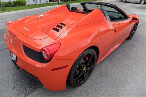 Warm materials, innovative padding and excellent techniques. Used 2013 Ferrari 458 Spider For Sale ($189,900) | Marino Performance Motors Stock #194674