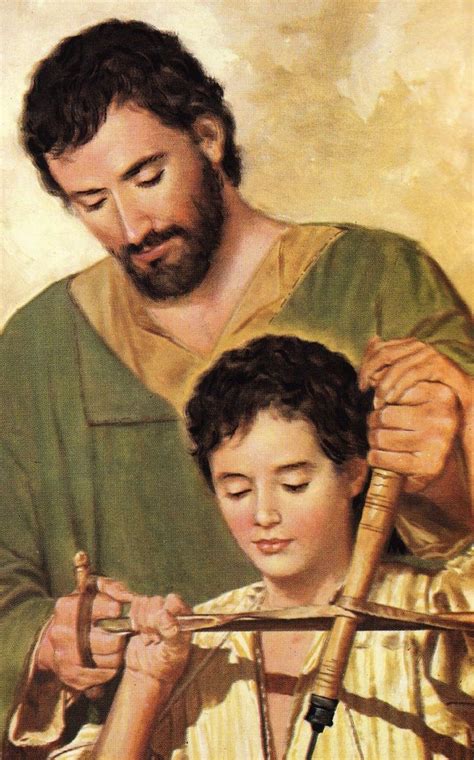 El NiÑo JesÚs CrecÍa Y AprendÍa De Su Madre Y De Su Padre Amoroso