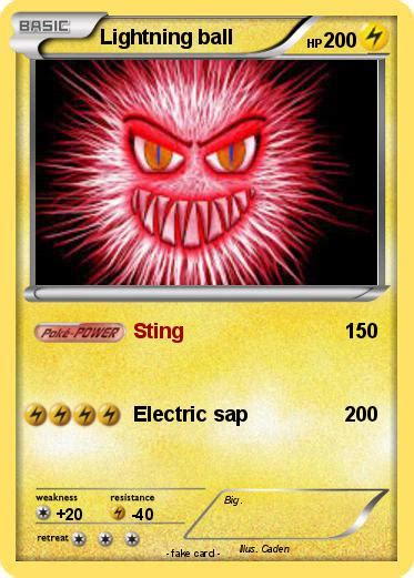 Pokémon Lightning Ball 5 5 Sting My Pokemon Card