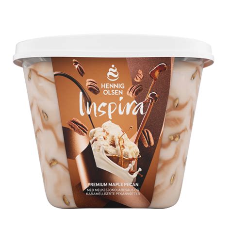 Vanilje 0,9l hennig olsen kr 61,84 pr. Inspira Maple Pekan med sjokoladesaus og pekannøtter