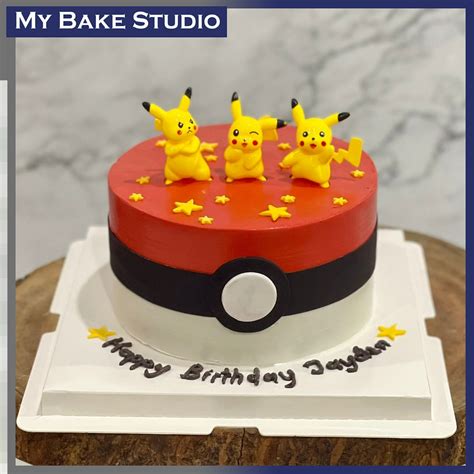 Pikachu Poke Ball Cake Mybakestudio