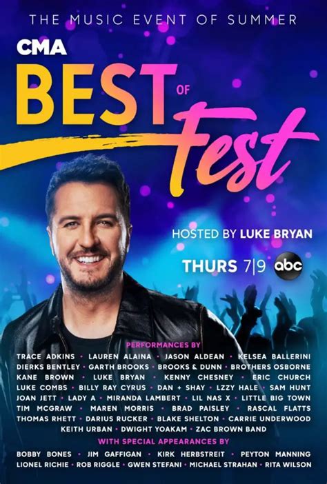 Luke Bryan To Host ‘cma Best Of Fest Tv Special