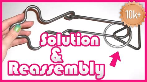 Circletriangle Metal Puzzle Solution And Reassembly Devincrystie Youtube