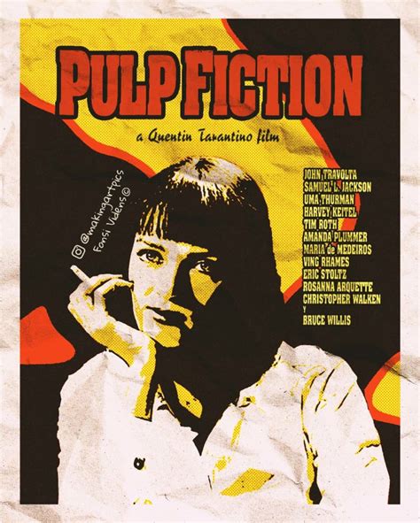 Pulp Fiction Poster Domestika
