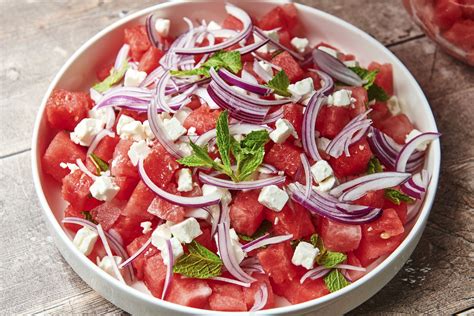 Watermelon Feta Salad Easy Healthy Refreshing Daily Sabah