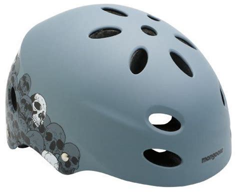Pacific Cycle Boys Mongoose Graveyard Youth Street Helmet Grey By