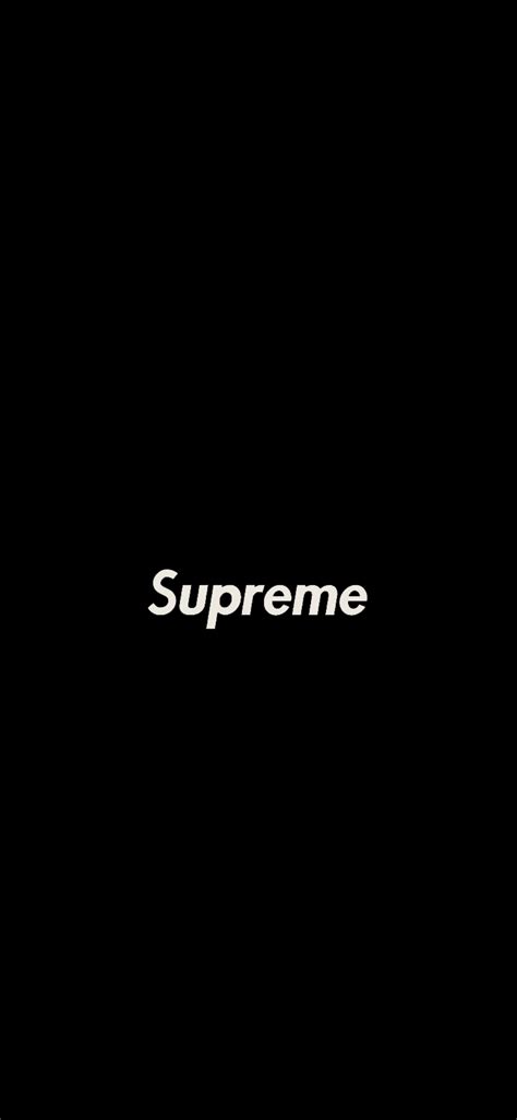 Black Supreme Desktop Background