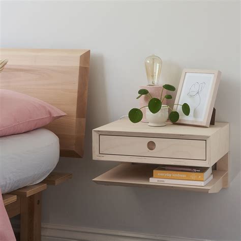 Plywood Floating Bedside Table By Urbansize Floating Bedside Table