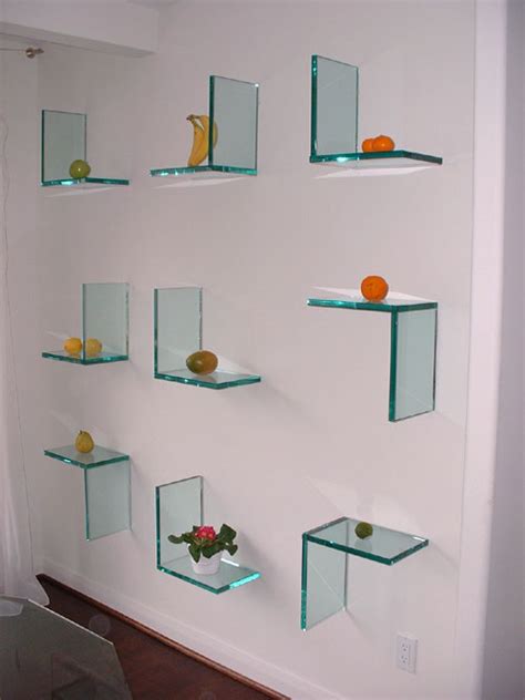 Floating Glass Wall Shelf Marc Konys Glass Design