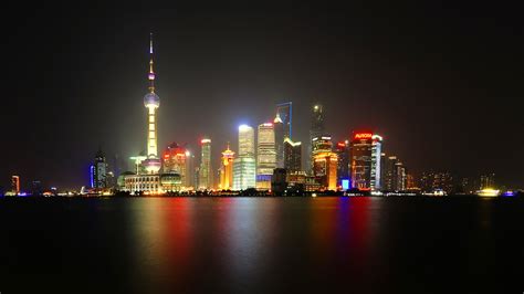 Shanghai Skyline Wallpaper Wallpapersafari