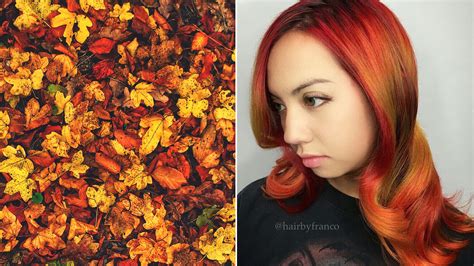 17 fall hair colors that look like foliage allure