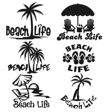 Beach Life Cuttable Design Png Dxf Svg And Eps File For Silhouette Cameo