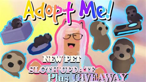 Roblox Adopt Me New Sloth And Ride Potion 12k Subscriber Giveaway