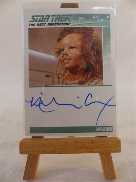 The Complete Star Trek Tng Series 1 Autograph Card Nikki Cox As