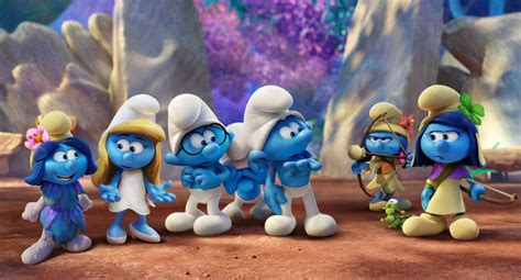 Smurfs The Lost Village Preview Smurfette And The Gang Explore The