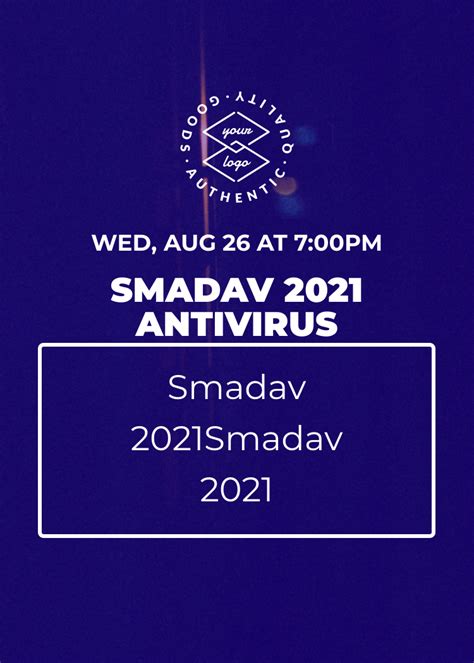 Smadav 2021 Antivirus Splash