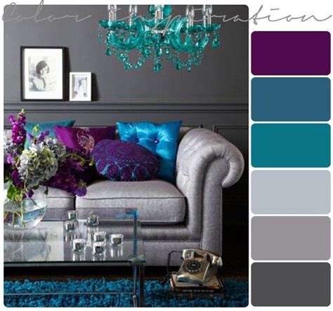 50 Turquoise Living Room Décor Ideas Purple Living Room Living Room