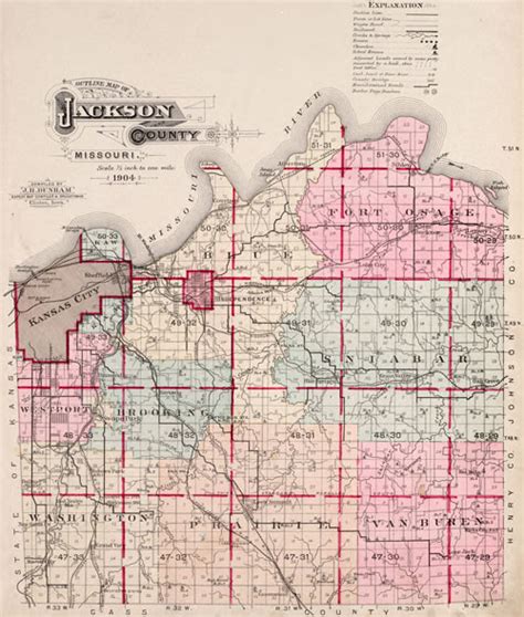 27 Jackson County Missouri Map Maps Database Source