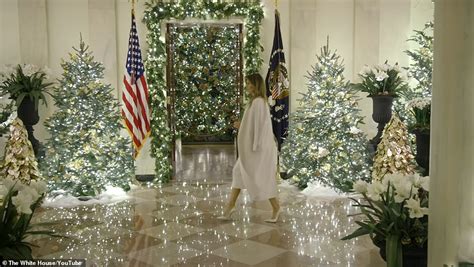 Melania Trump Unveils Patriotic Spirit Of America Themed White House Christmas Decorations