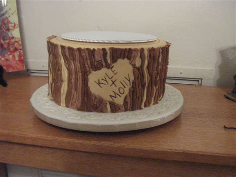 Rustic Wedding Shower Cake