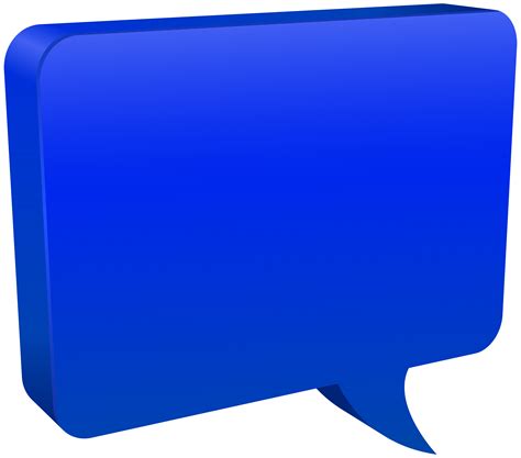 Speech Bubble Blue Png Clip Art Image Gallery Yopriceville High