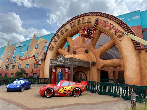 Repainting Of Cars And Lion King Areas Continue At Disneys Art Of