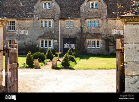 A Typical Large 17th Century Stone Country House Or Mansion In