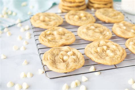 Easy Vanilla Cookies With Vanilla Or White Chocolate Chips