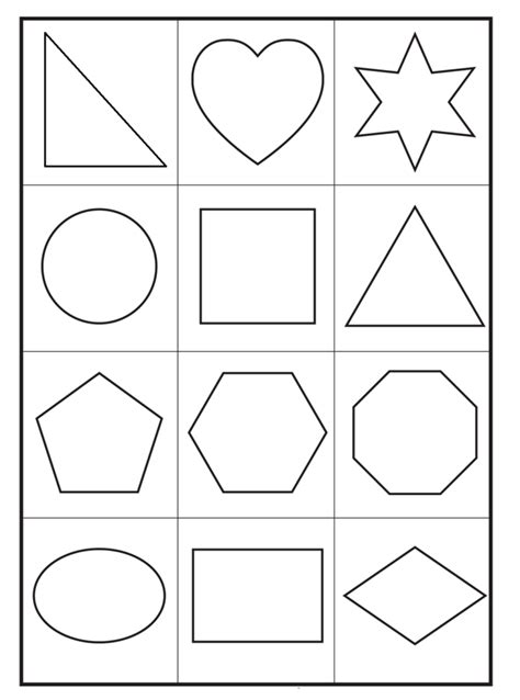 Benefits Of Shapes Coloring Pages For Little Angels Coloring Pages
